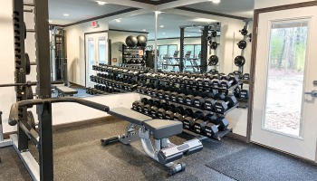 Gym and Swan Lake Resort